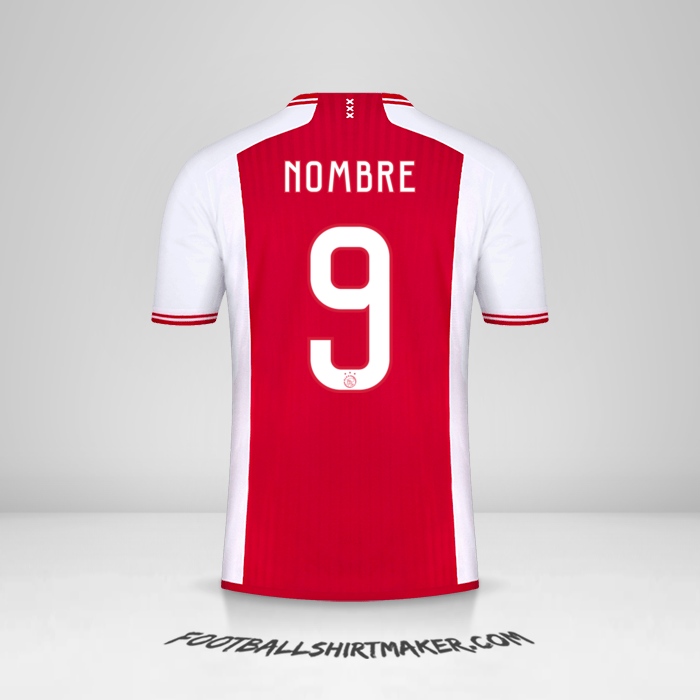 Jersey AFC Ajax Cup 2023/2024 -  nombre - 9