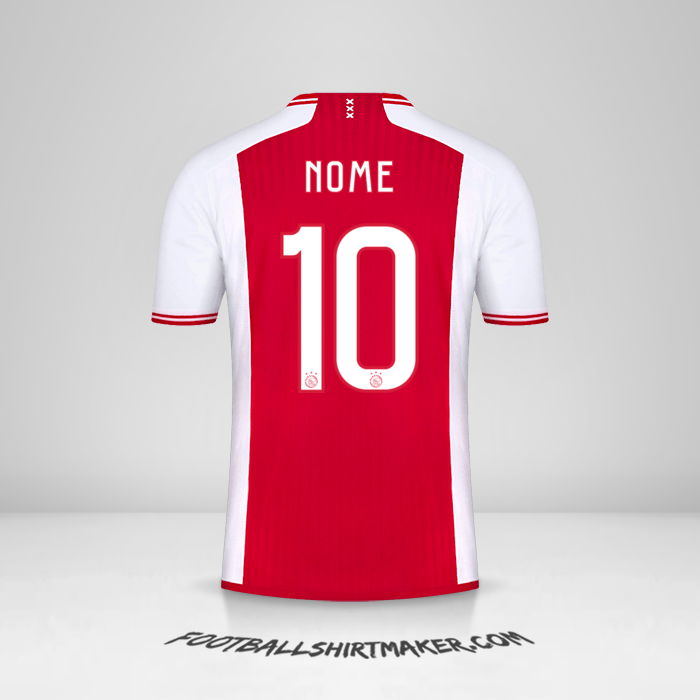 Camisa AFC Ajax Cup 2023/2024 -  nome - 10