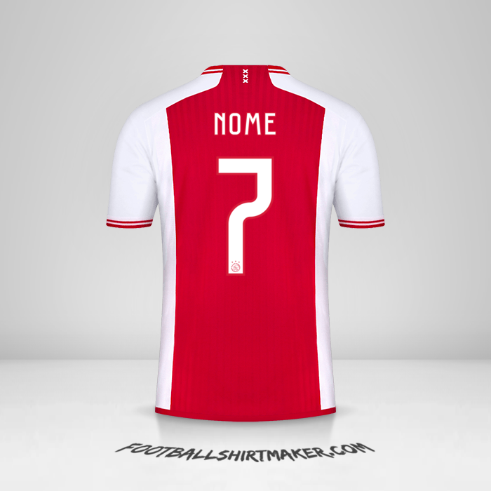 Camisa AFC Ajax Cup 2023/2024 -  nome - 7