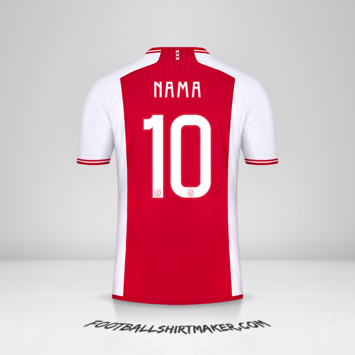 Jersey AFC Ajax Cup 2023/2024 -  nama - 10