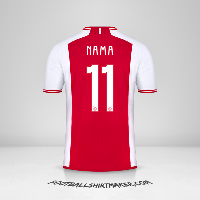 Jersey AFC Ajax Cup 2023/2024 -  nama - 11