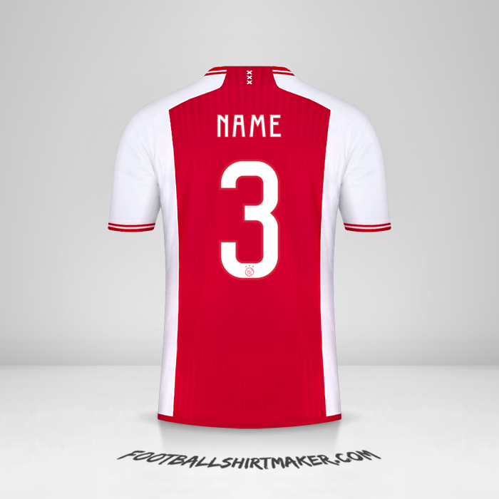 Shirt AFC Ajax Cup 2023/2024 -  name - 3