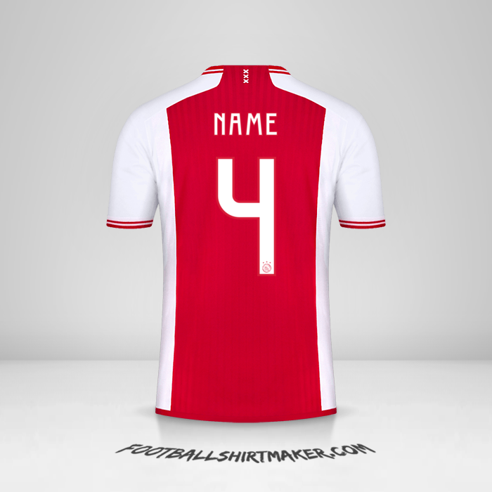 Trikot AFC Ajax Cup 2023/2024 -  name - 4