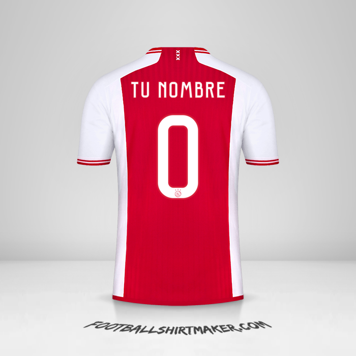 Camiseta AFC Ajax Cup 2023/2024 -  tu nombre - 0