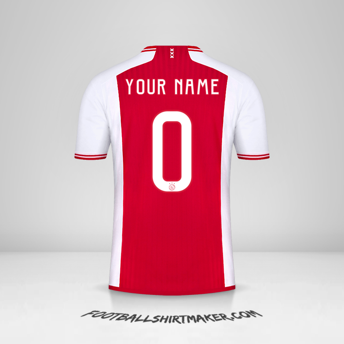 Shirt AFC Ajax Cup 2023/2024 -  your name - 0