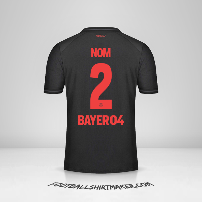 Maillot Bayer 04 Leverkusen Cup 2023/2024 -  nom - 2