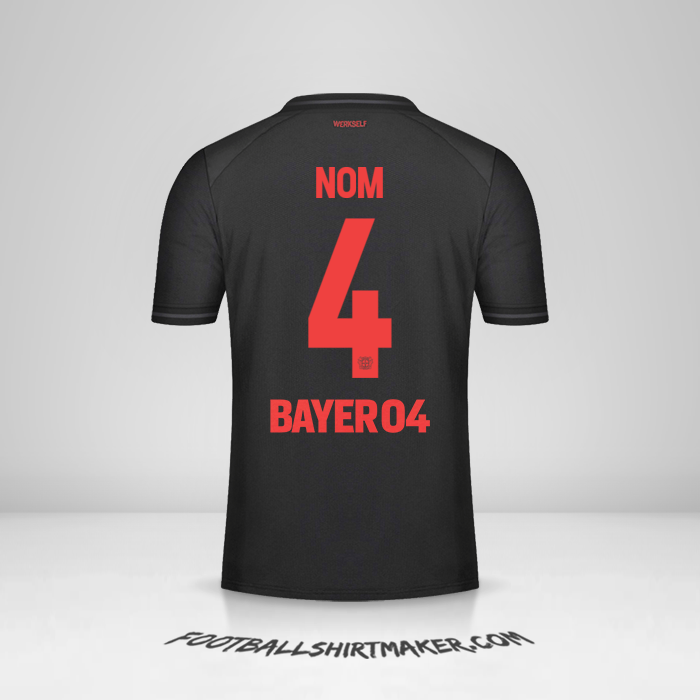 Maillot Bayer 04 Leverkusen Cup 2023/2024 -  nom - 4