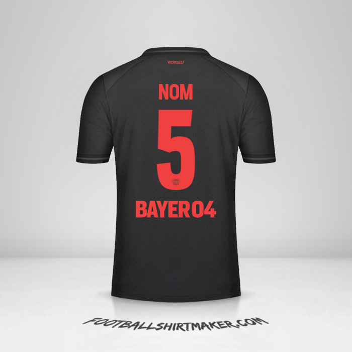 Maillot Bayer 04 Leverkusen Cup 2023/2024 -  nom - 5