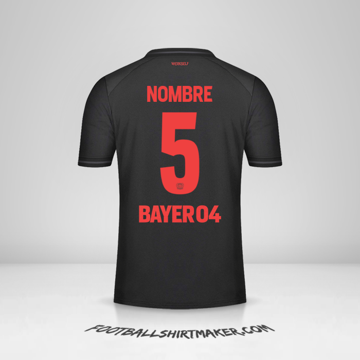 Jersey Bayer 04 Leverkusen Cup 2023/2024 -  nombre - 5