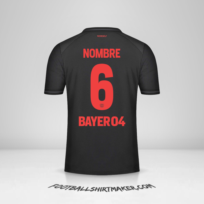Jersey Bayer 04 Leverkusen Cup 2023/2024 -  nombre - 6