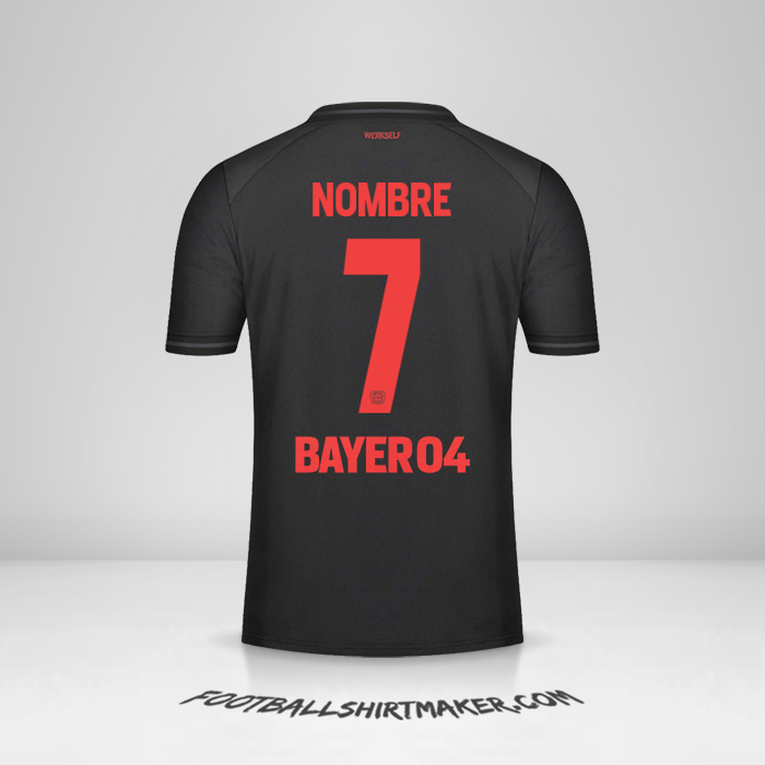 Jersey Bayer 04 Leverkusen Cup 2023/2024 -  nombre - 7