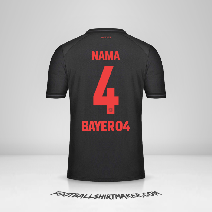 Jersey Bayer 04 Leverkusen Cup 2023/2024 -  nama - 4