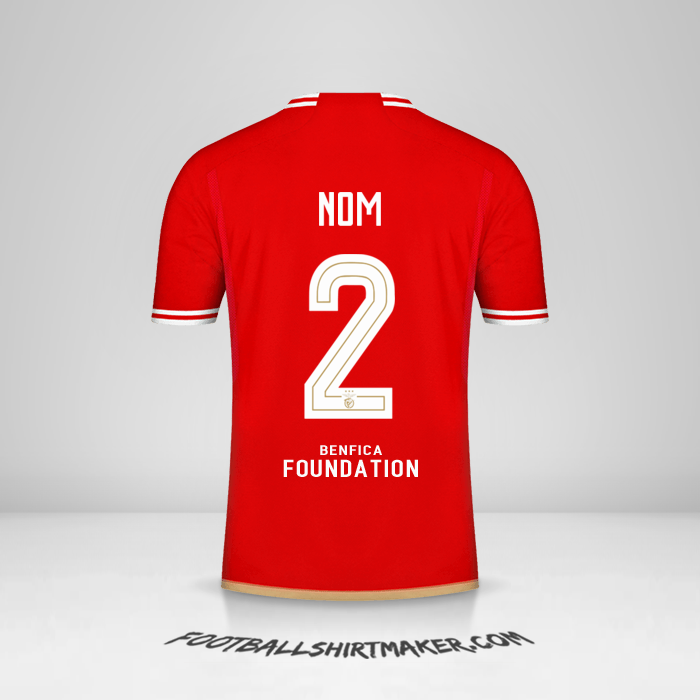 Maillot SL Benfica UCL 2023/2024 -  nom - 2