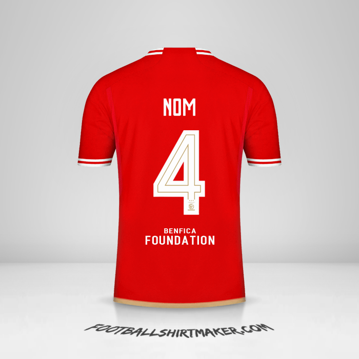 Maillot SL Benfica UCL 2023/2024 -  nom - 4