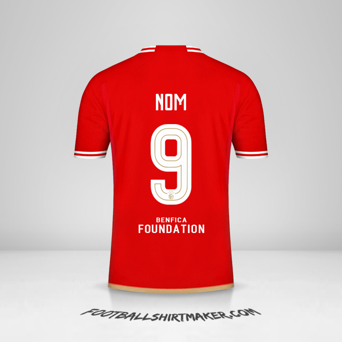 Maillot SL Benfica UCL 2023/2024 -  nom - 9
