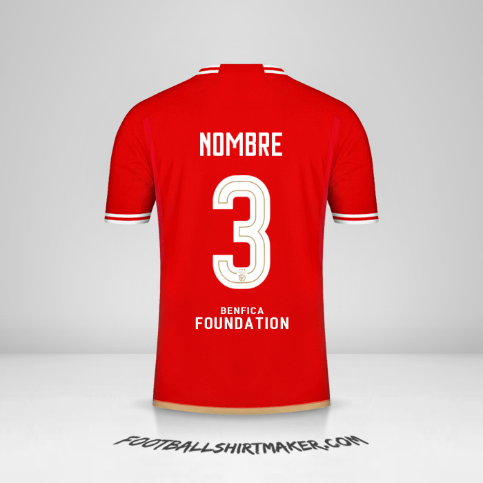 Camiseta SL Benfica UCL 2023/2024 -  nombre - 3