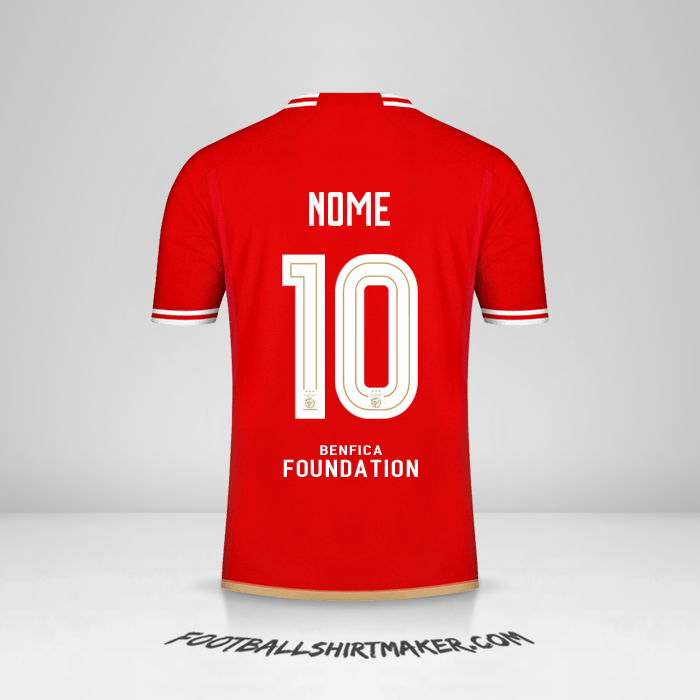Camisola SL Benfica UCL 2023/2024 -  nome - 10