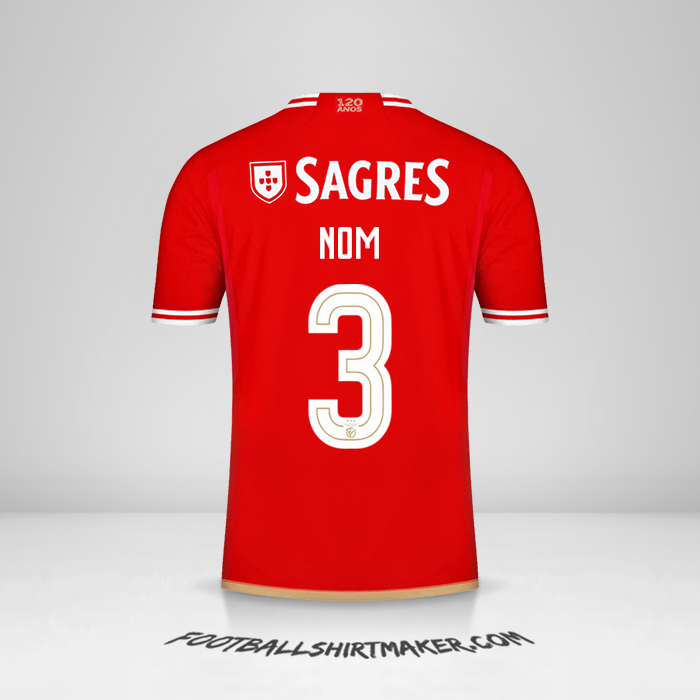 Maillot SL Benfica Cup 2023/2024 -  nom - 3