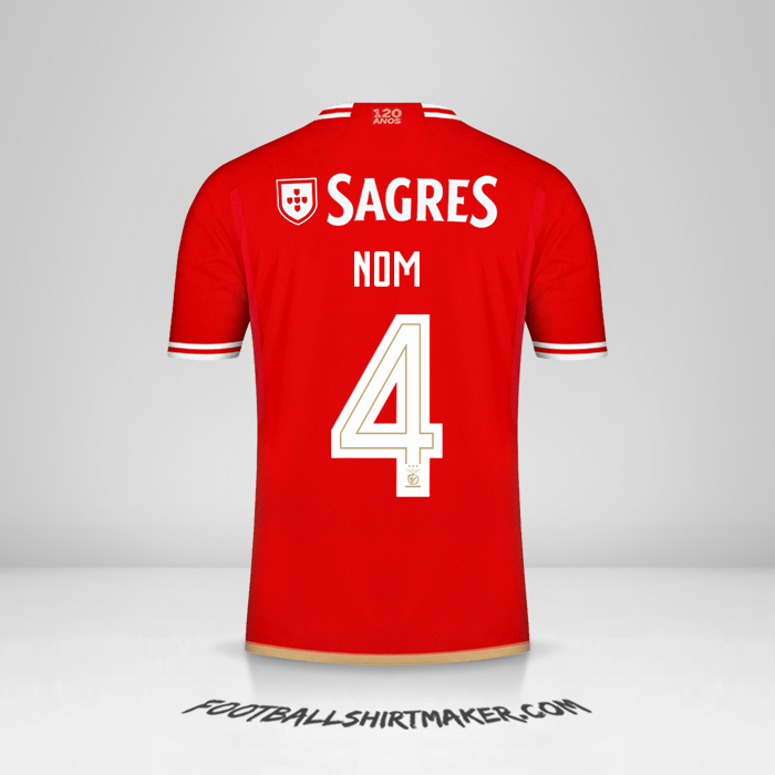 Maillot SL Benfica Cup 2023/2024 -  nom - 4