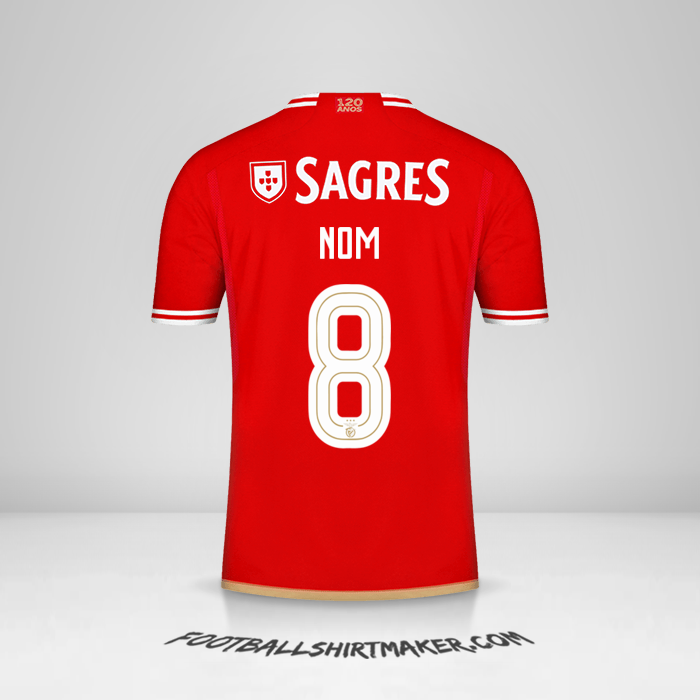 Maillot SL Benfica Cup 2023/2024 -  nom - 8