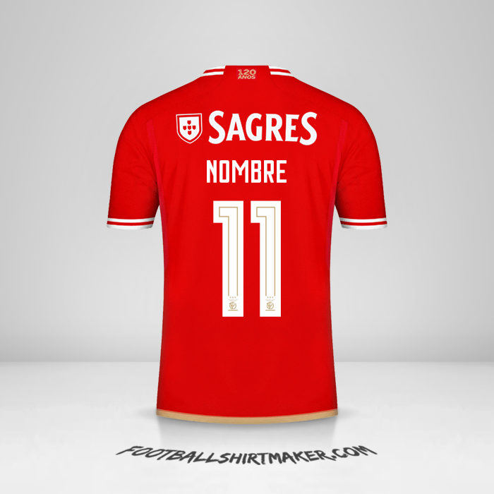 Jersey SL Benfica Cup 2023/2024 -  nombre - 11