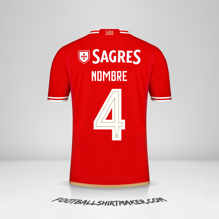 Jersey SL Benfica Cup 2023/2024 -  nombre - 4