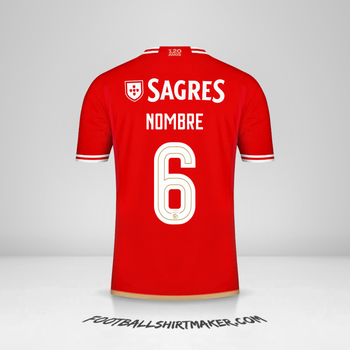 Jersey SL Benfica Cup 2023/2024 -  nombre - 6