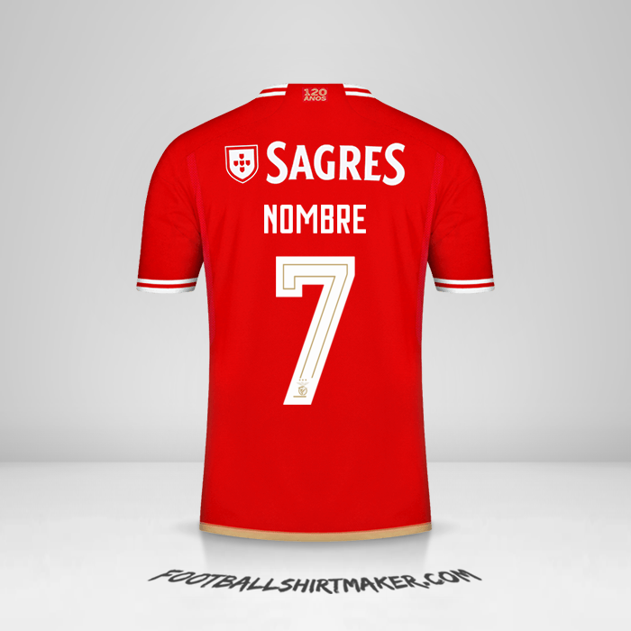 Jersey SL Benfica Cup 2023/2024 -  nombre - 7