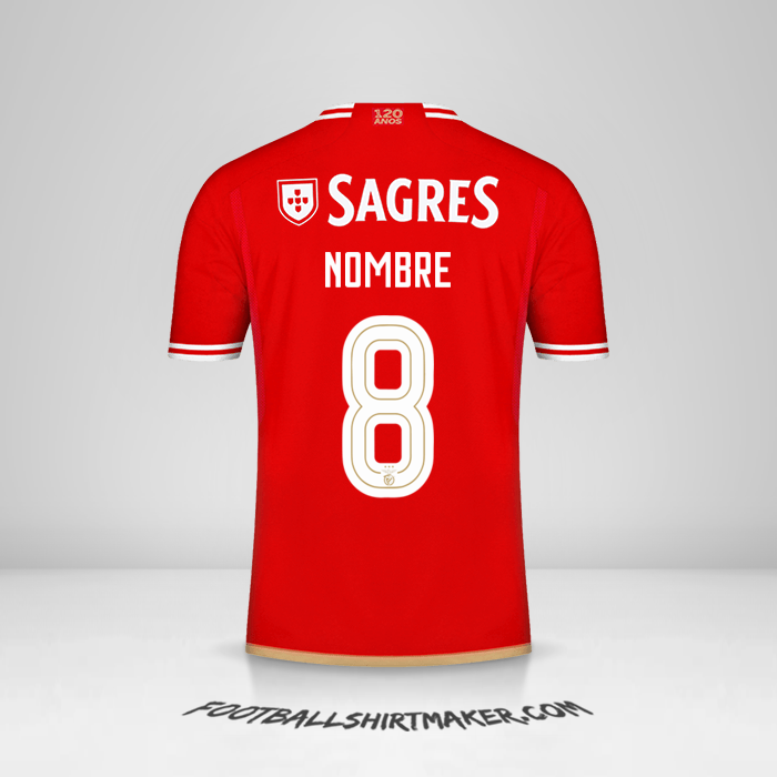 Jersey SL Benfica Cup 2023/2024 -  nombre - 8