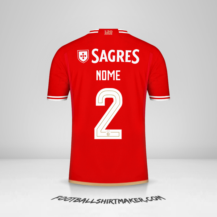 Camisola SL Benfica Cup 2023/2024 -  nome - 2