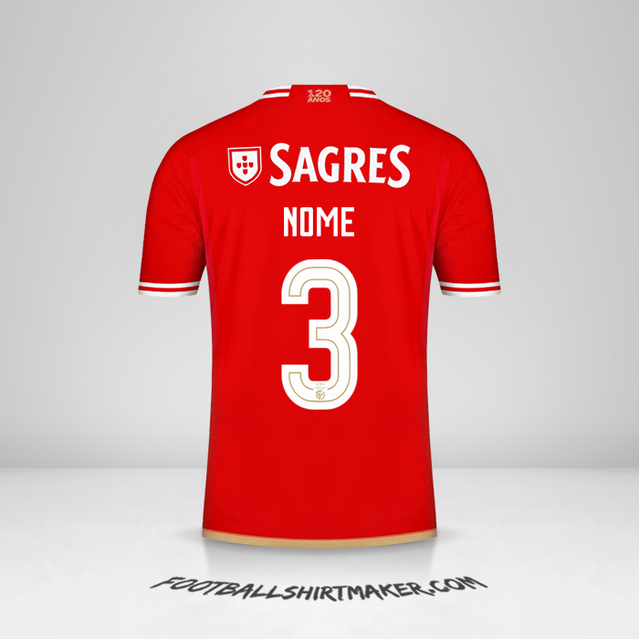 Camisa SL Benfica Cup 2023/2024 -  nome - 3