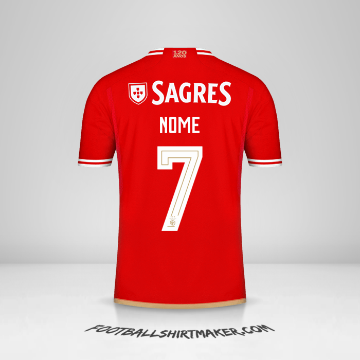 Camisa SL Benfica Cup 2023/2024 -  nome - 7