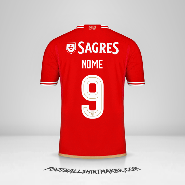 Camisola SL Benfica Cup 2023/2024 -  nome - 9