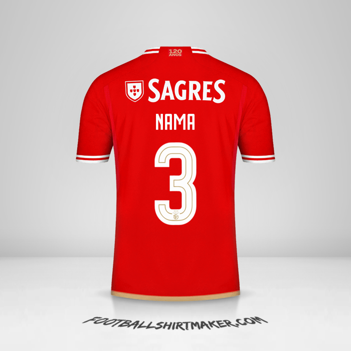 Jersey SL Benfica Cup 2023/2024 -  nama - 3