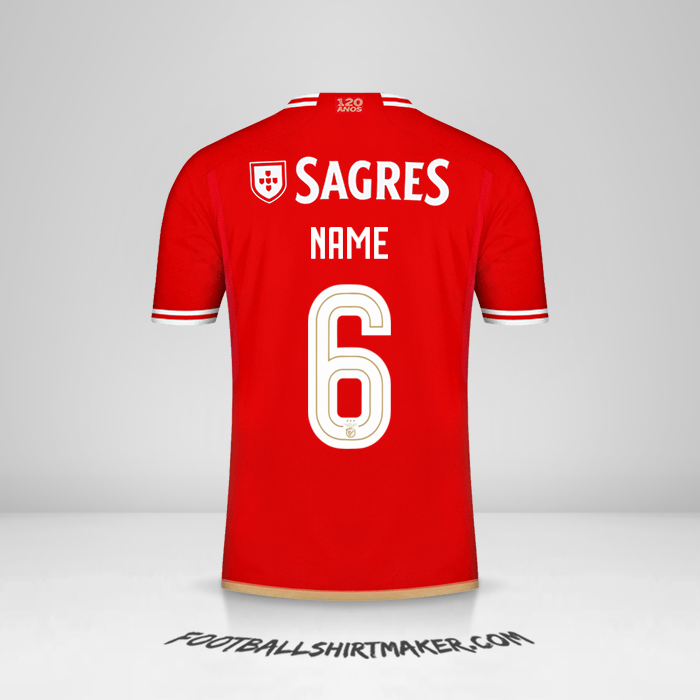 Jersey SL Benfica Cup 2023/2024 -  name - 6