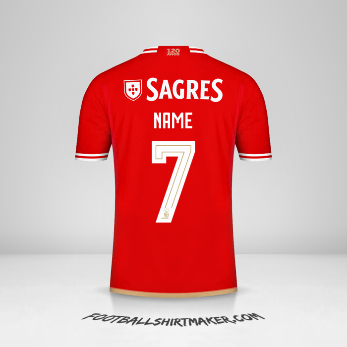 Jersey SL Benfica Cup 2023/2024 -  name - 7