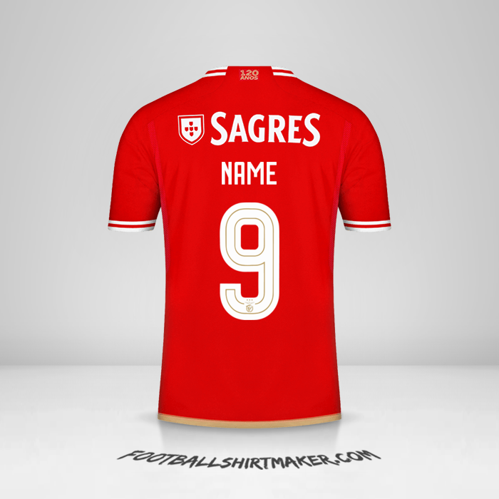 Jersey SL Benfica Cup 2023/2024 -  name - 9