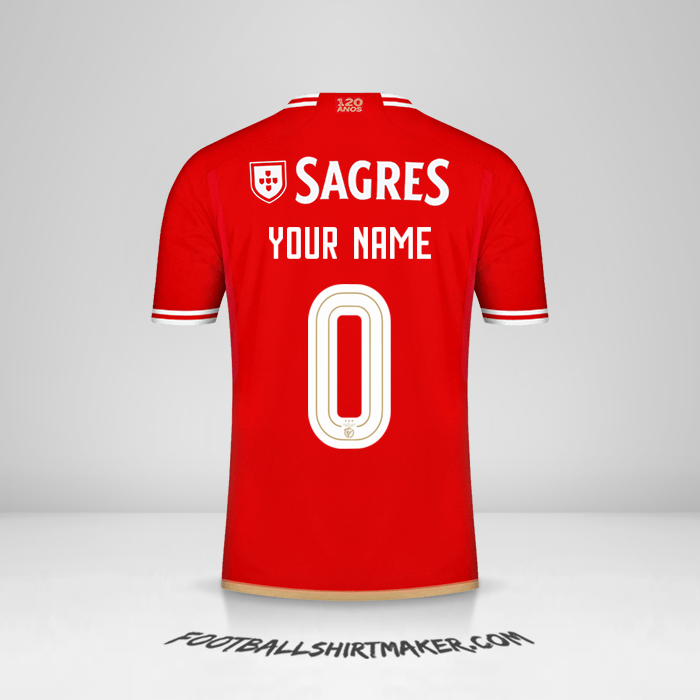 Jersey SL Benfica Cup 2023/2024 -  your name - 0