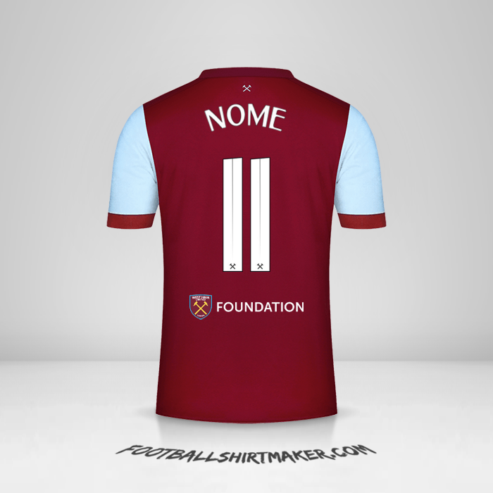 Maglia West Ham United FC Cup 2023/2024 -  nome - 11