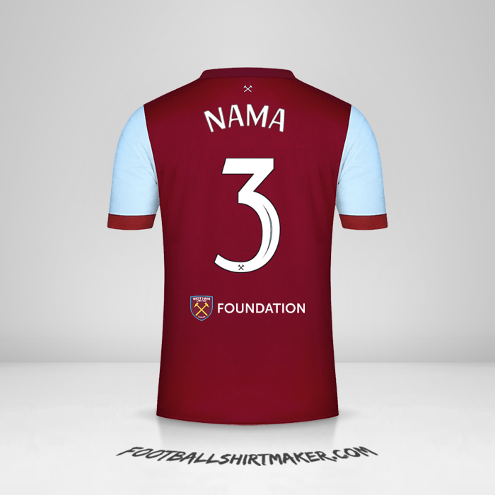 Jersey West Ham United FC Cup 2023/2024 -  nama - 3