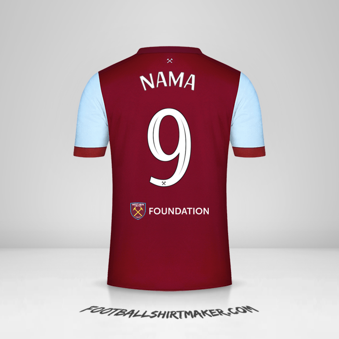 Jersey West Ham United FC Cup 2023/2024 -  nama - 9