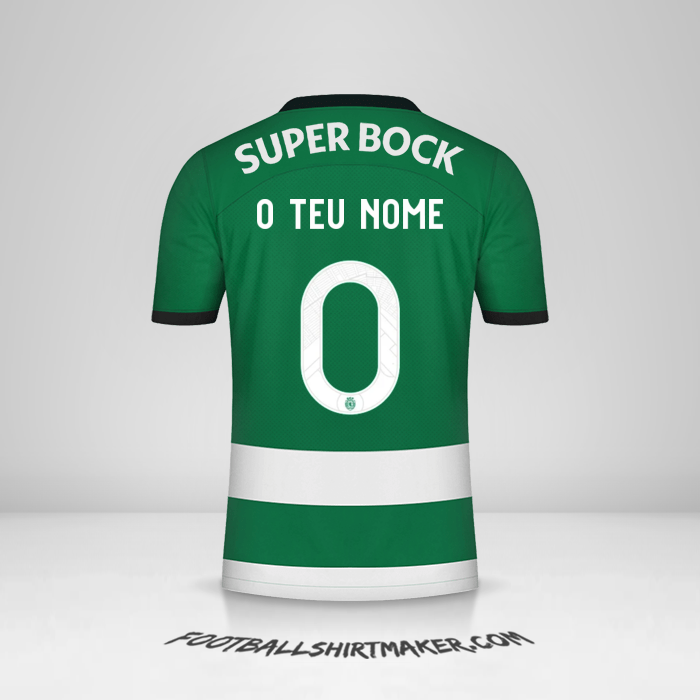 Camisola Sporting Clube Cup 2023/2024 -  o teu nome - 0