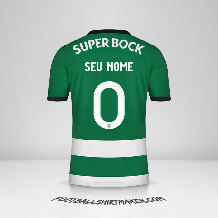Camisa Sporting Clube Cup 2023/2024 -  seu nome - 0