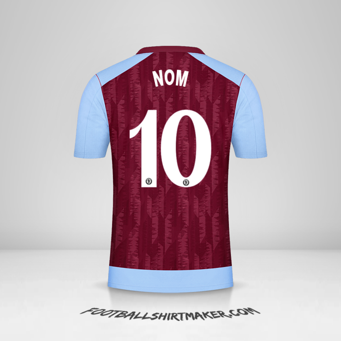 Maillot Aston Villa FC Cup 2023/2024 -  nom - 10