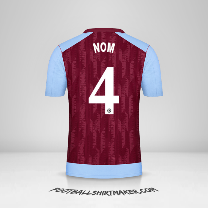 Maillot Aston Villa FC Cup 2023/2024 -  nom - 4