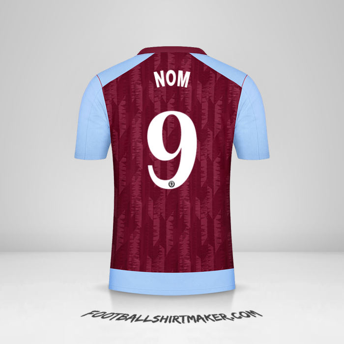 Maillot Aston Villa FC Cup 2023/2024 -  nom - 9