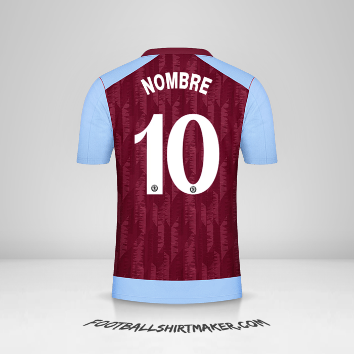 Jersey Aston Villa FC Cup 2023/2024 -  nombre - 10