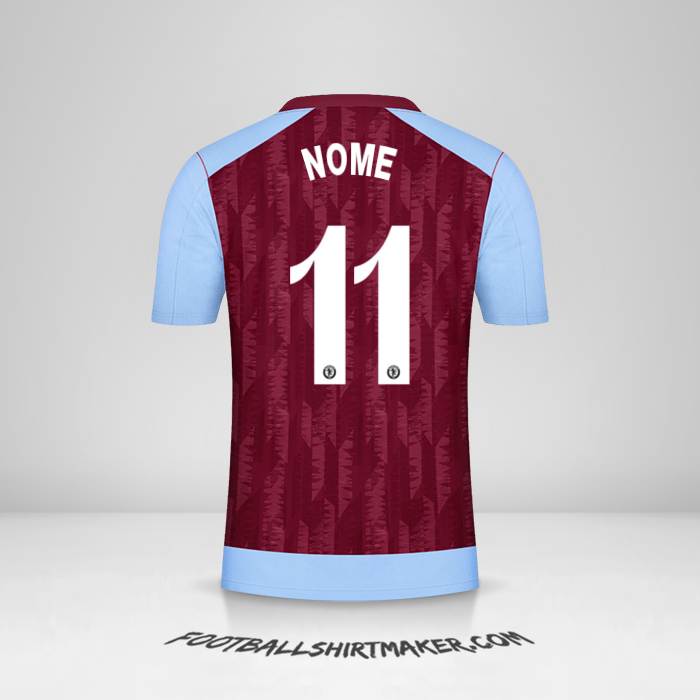 Maglia Aston Villa FC Cup 2023/2024 -  nome - 11