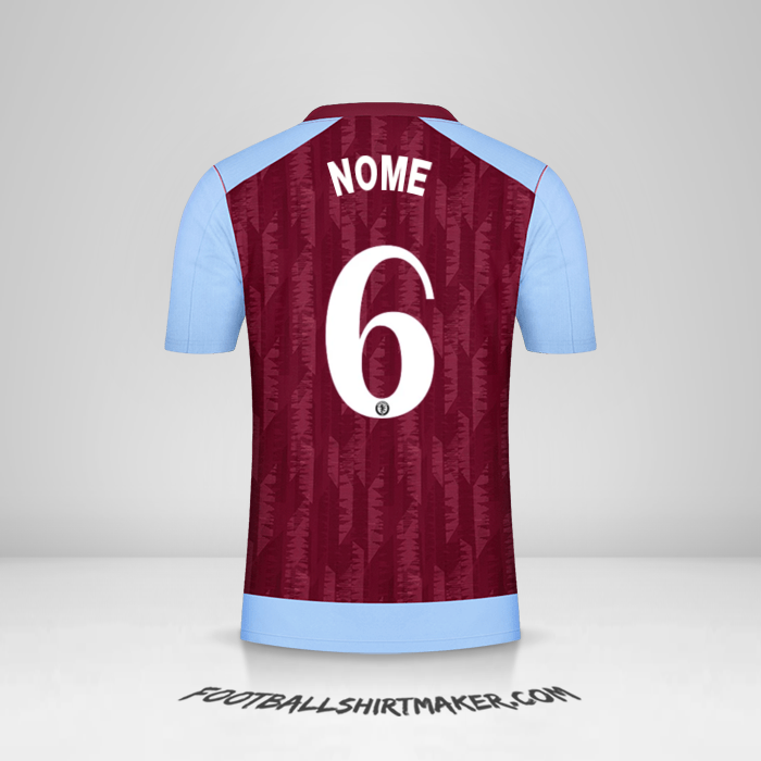 Camisa Aston Villa FC Cup 2023/2024 -  nome - 6