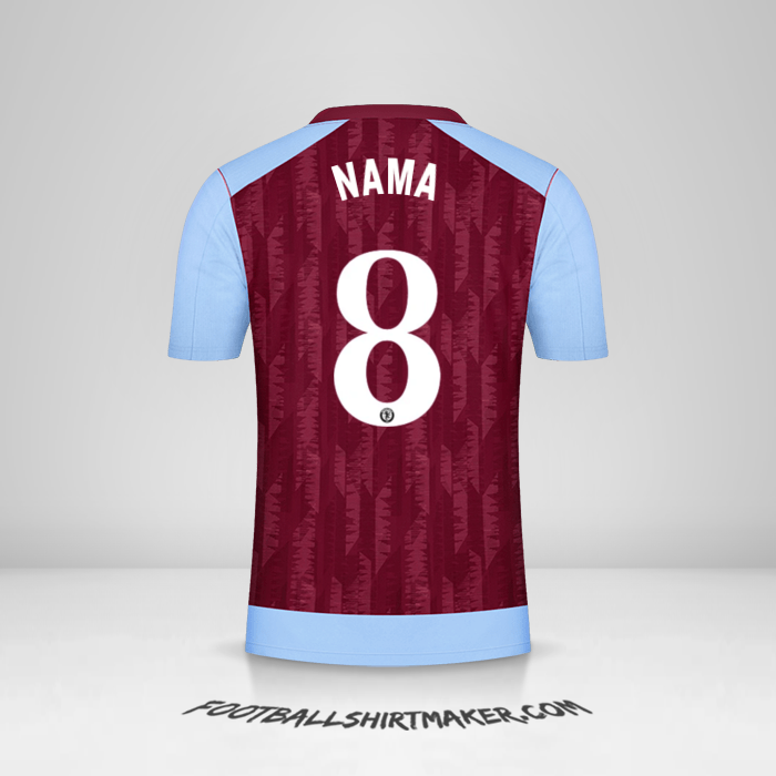 Jersey Aston Villa FC Cup 2023/2024 -  nama - 8